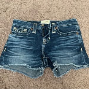 Size 24. Big Star denim shorts
